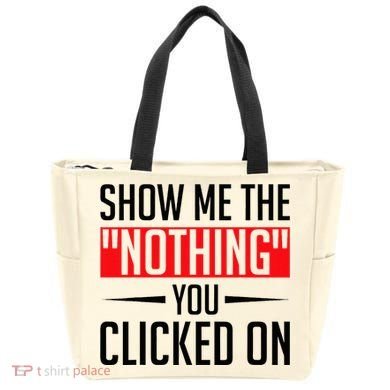 Cybersecurity Computer Security Cyber Security The Nothing Tote Bag