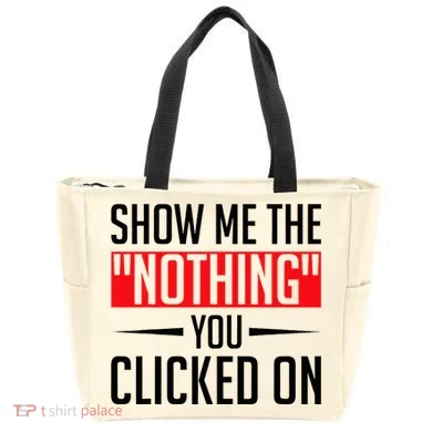 Cybersecurity Computer Security Cyber Security The Nothing Tote Bag