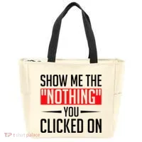 Cybersecurity Computer Security Cyber Security The Nothing Tote Bag thumb 0