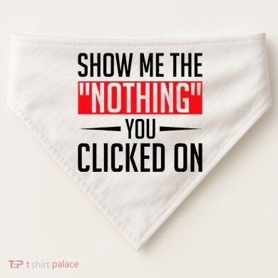 Cybersecurity Computer Security Cyber Security The Nothing USA-Made Doggie Bandana