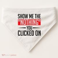 Cybersecurity Computer Security Cyber Security The Nothing USA-Made Doggie Bandana thumb 0