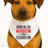 Cybersecurity Computer Security Cyber Security The Nothing USA-Made Doggie Bandana thumb 1