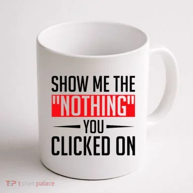 Cybersecurity Computer Security Cyber Security The Nothing Coffee Mug back