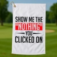 Cybersecurity Computer Security Cyber Security The Nothing Golf Towel thumb 1