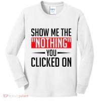 Cybersecurity Computer Security Cyber Security The Nothing Kids Long Sleeve Shirt thumb 0