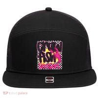 Cute Crawfish Season 7 Panel Mesh Trucker Snapback Hat thumb 0