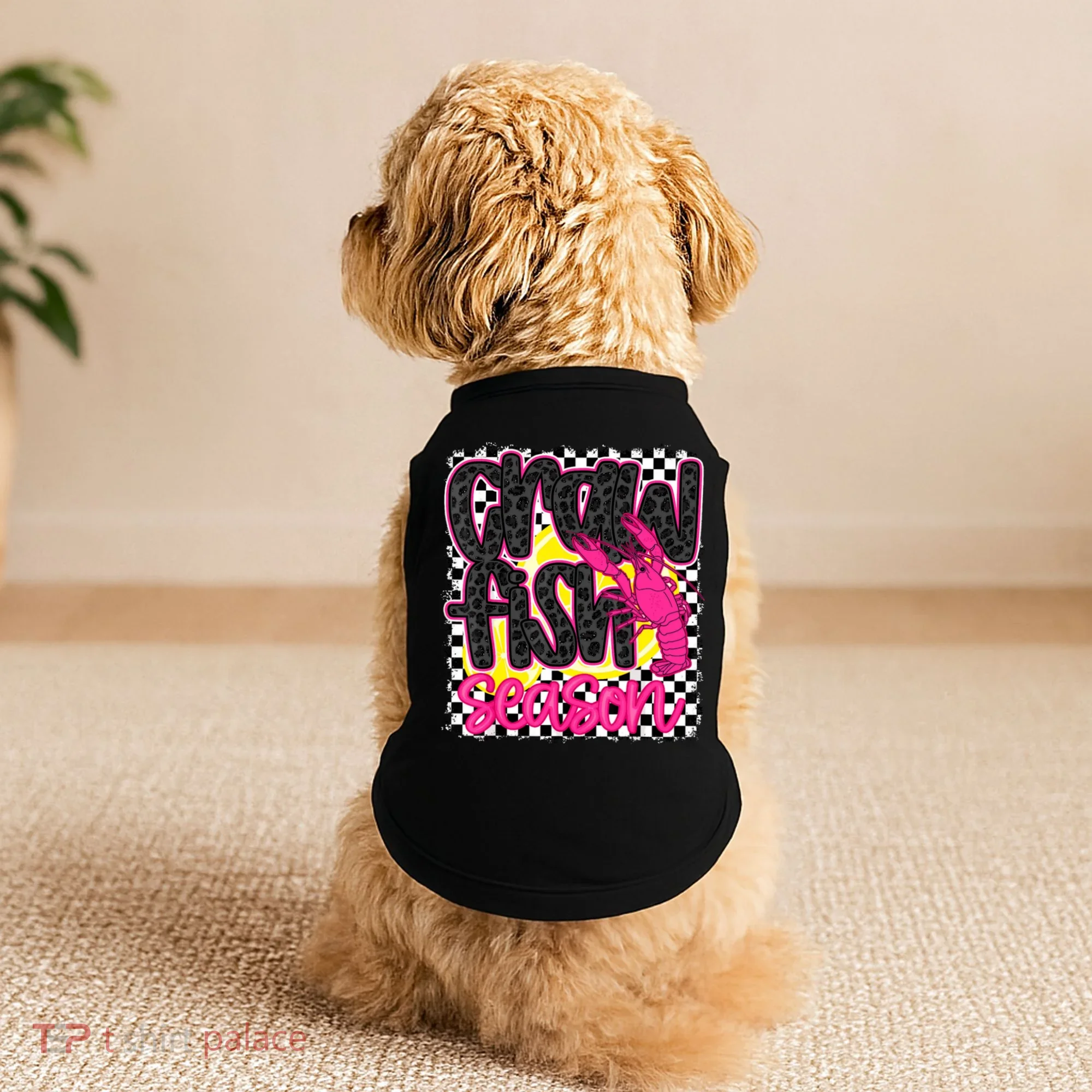 Cute Crawfish Season Doggie Tank