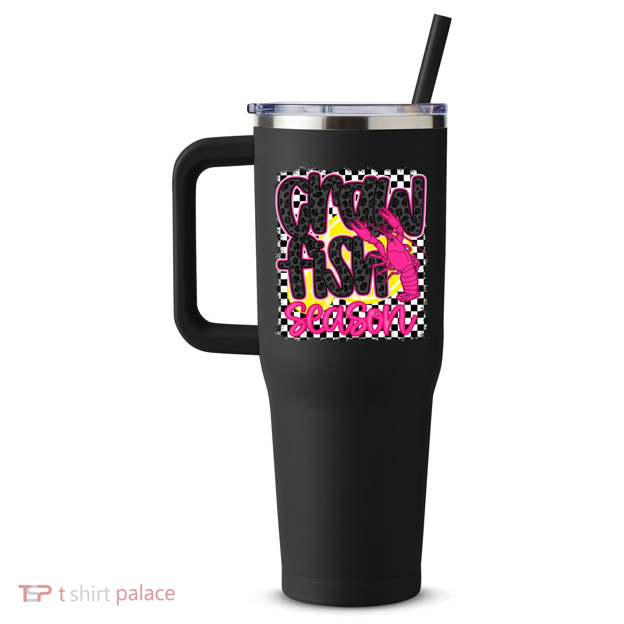 Cute Crawfish Season 40oz Vacuum Insulated Stainless Steel Travel Tumbler