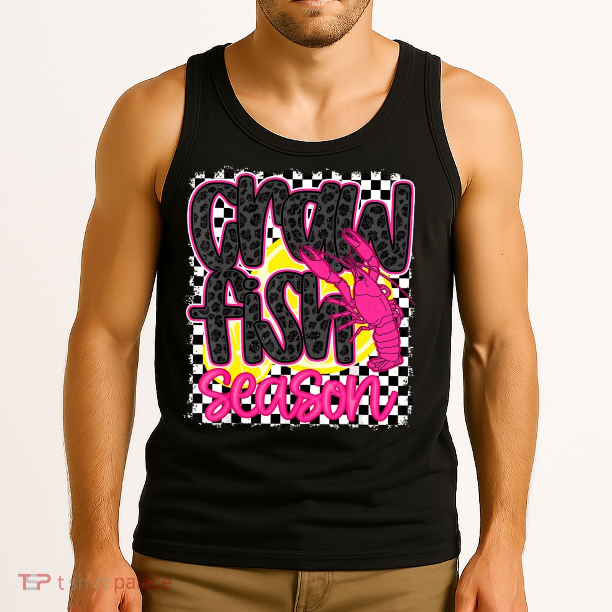 Cute Crawfish Season Tank Top