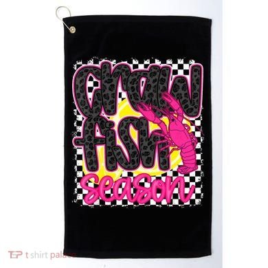 Cute Crawfish Season Golf Towel