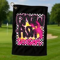 Cute Crawfish Season Golf Towel thumb 1