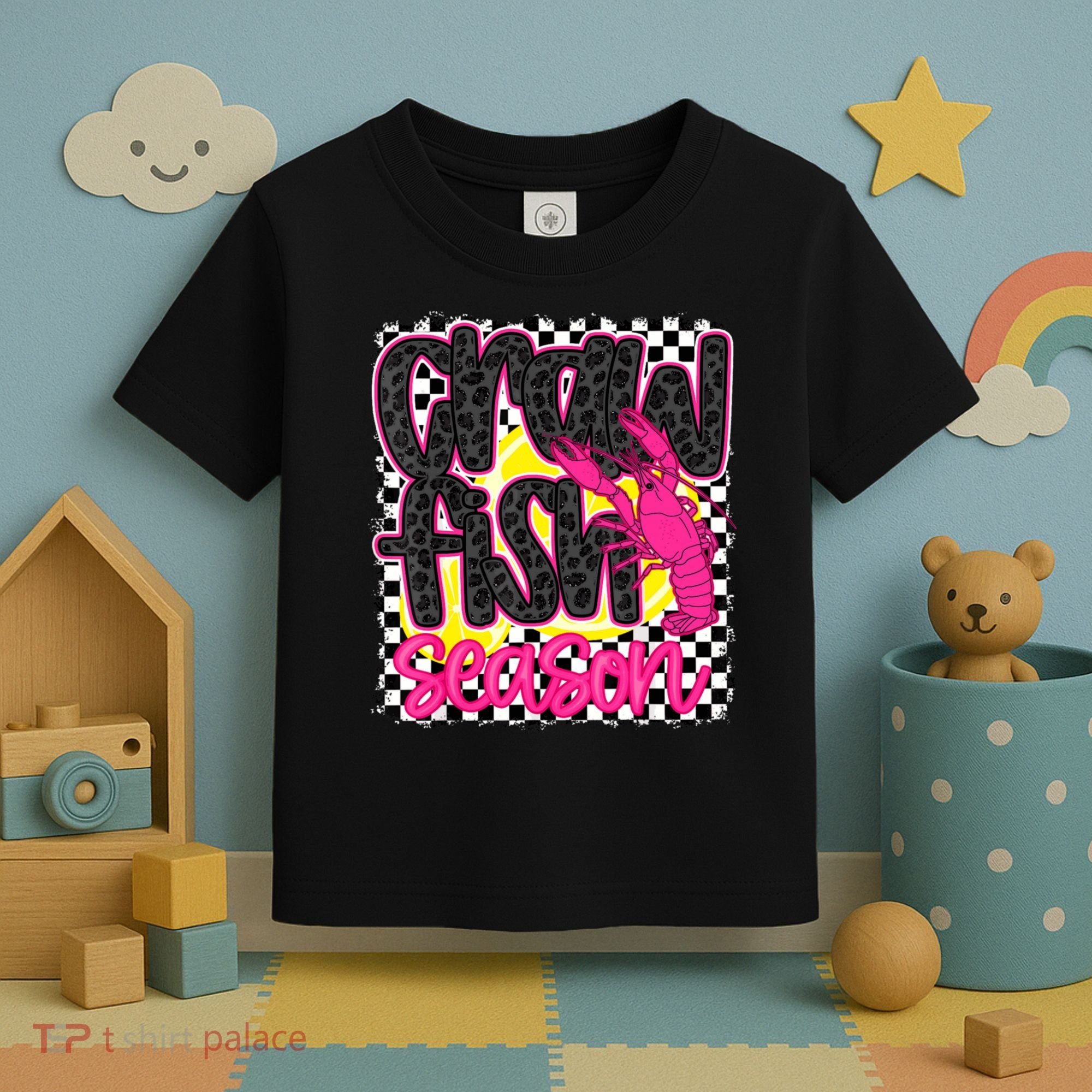 Cute Crawfish Season Toddler T-Shirt