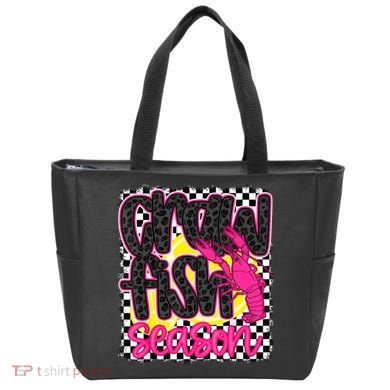 Cute Crawfish Season Tote Bag