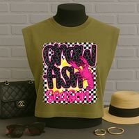 Cute Crawfish Season Garment-Dyed Women's Muscle Tee thumb 3