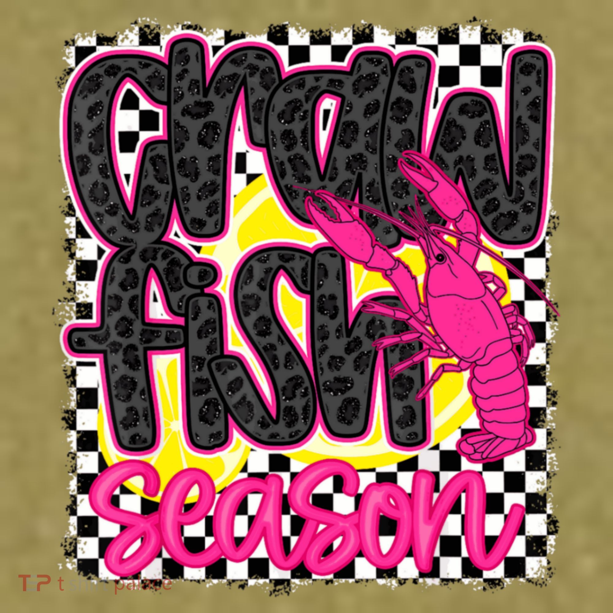 Cute Crawfish Season Garment-Dyed Women's Muscle Tee