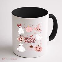 Cute Coquette Spooky Season Coffee Mug thumb 1
