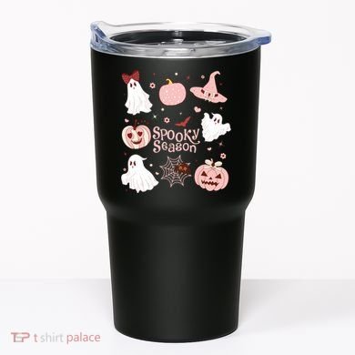Cute Coquette Spooky Season Tumbler