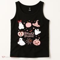 Cute Coquette Spooky Season Tank Top thumb 2