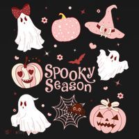 Cute Coquette Spooky Season Visor thumb 3