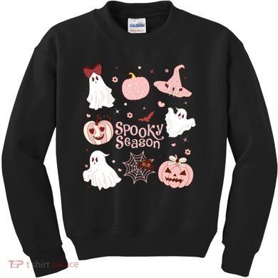 Cute Coquette Spooky Season Kids Sweatshirt