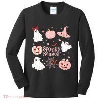 Cute Coquette Spooky Season Kids Long Sleeve Shirt thumb 0