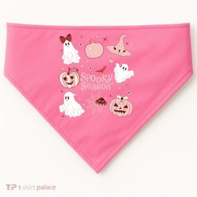 Cute Coquette Spooky Season USA-Made Doggie Bandana