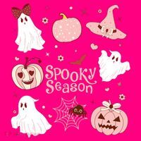 Cute Coquette Spooky Season Long Sleeve Shirt thumb 2