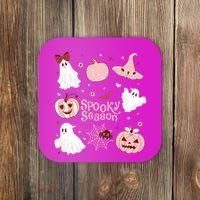 Cute Coquette Spooky Season Coaster thumb 0
