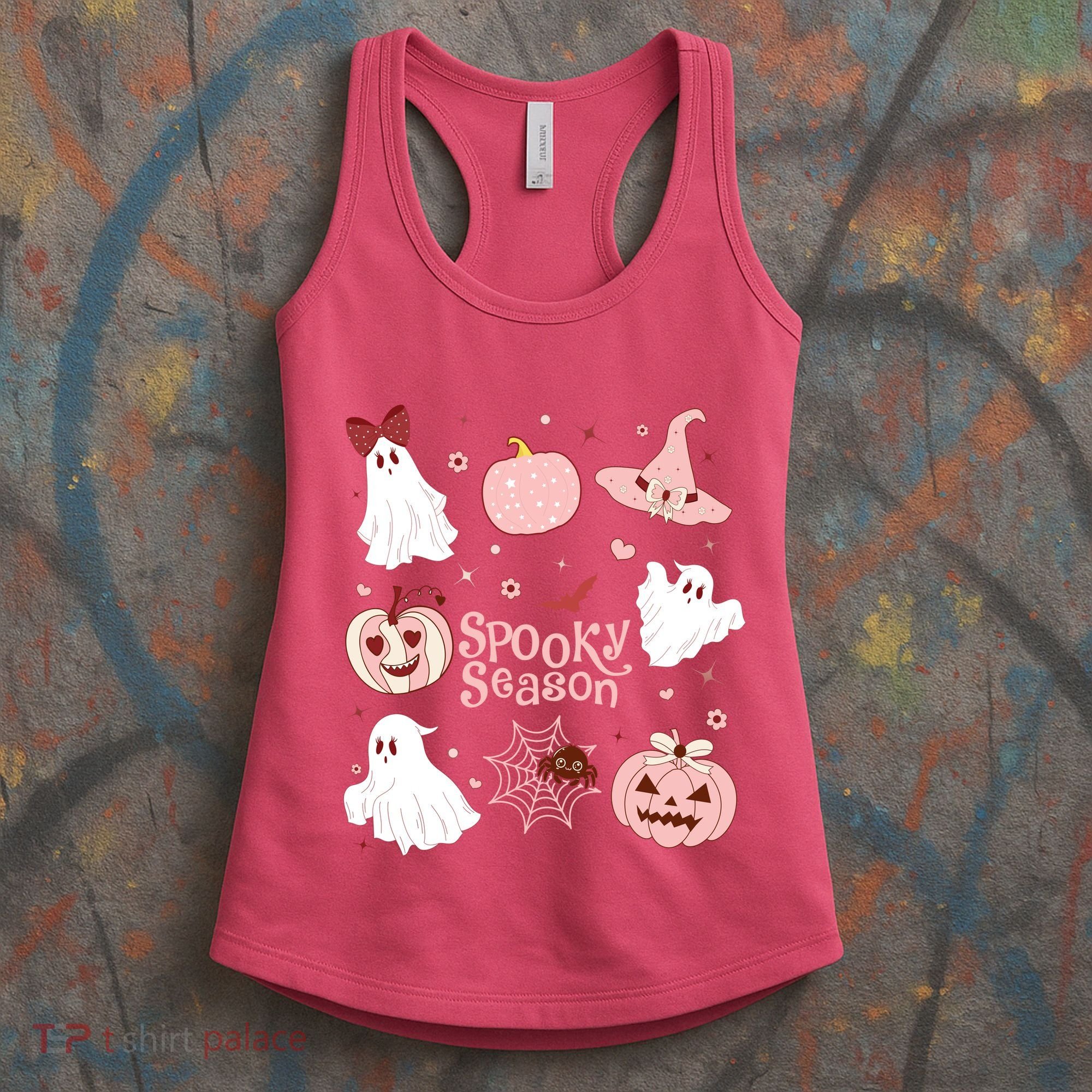 Cute Coquette Spooky Season Women's Tank Top