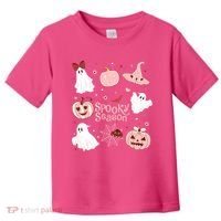 Cute Coquette Spooky Season Toddler T-Shirt thumb 0