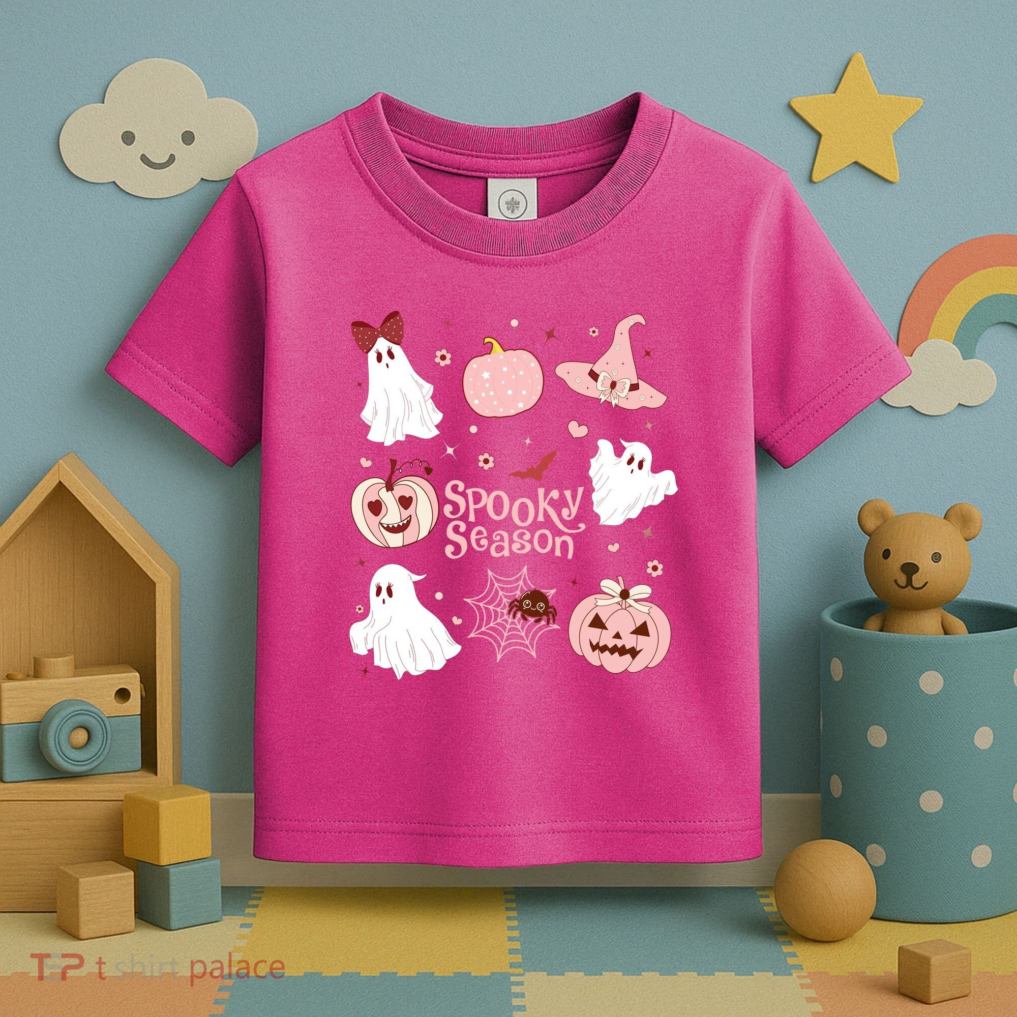 Cute Coquette Spooky Season Toddler T-Shirt