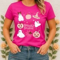 Cute Coquette Spooky Season Women's T-Shirt thumb 2