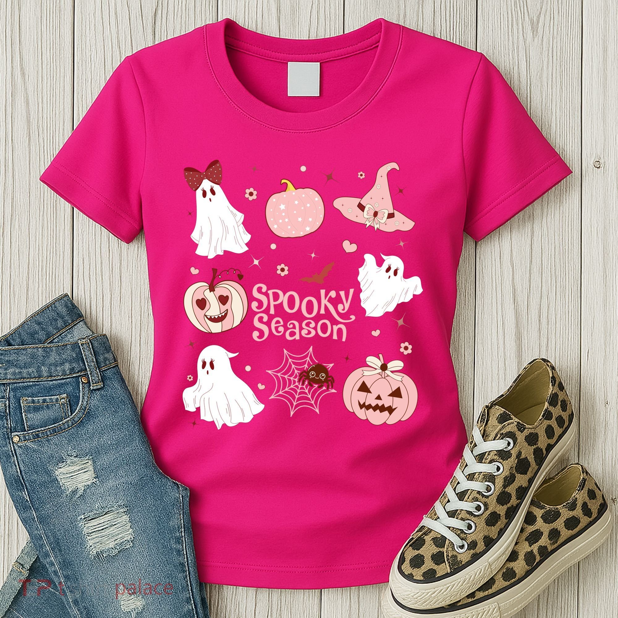 Cute Coquette Spooky Season Women's T-Shirt