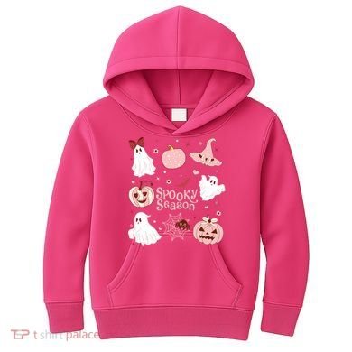 Cute Coquette Spooky Season Kids Hoodie