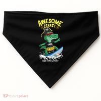 Cool Crocodile Surfing USA-Made Doggie Bandana thumb 0