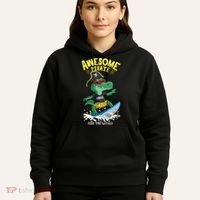 Cool Crocodile Surfing Hoodie thumb 5