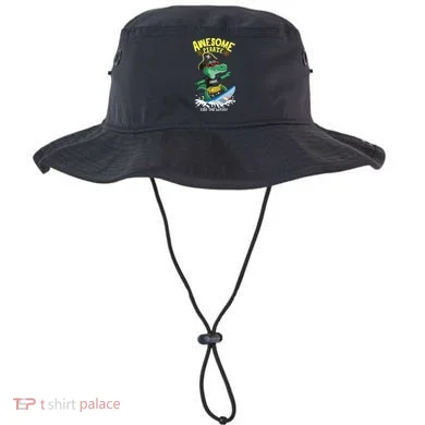 Cool Crocodile Surfing Bucket Hat