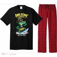 Cool Crocodile Surfing Pajama Set thumb 0