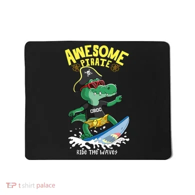 Cool Crocodile Surfing Mousepad