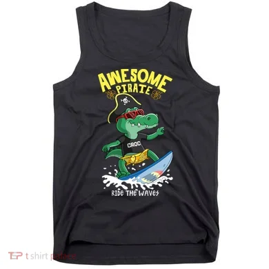 Cool Crocodile Surfing Tank Top