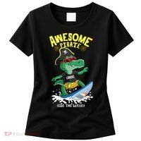 Cool Crocodile Surfing Women's T-Shirt thumb 0