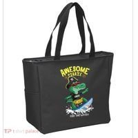 Cool Crocodile Surfing Tote Bag thumb 2