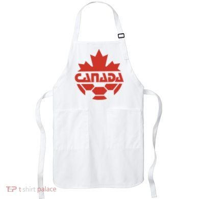 Cool Canada Soccer Jersey Logo Apron
