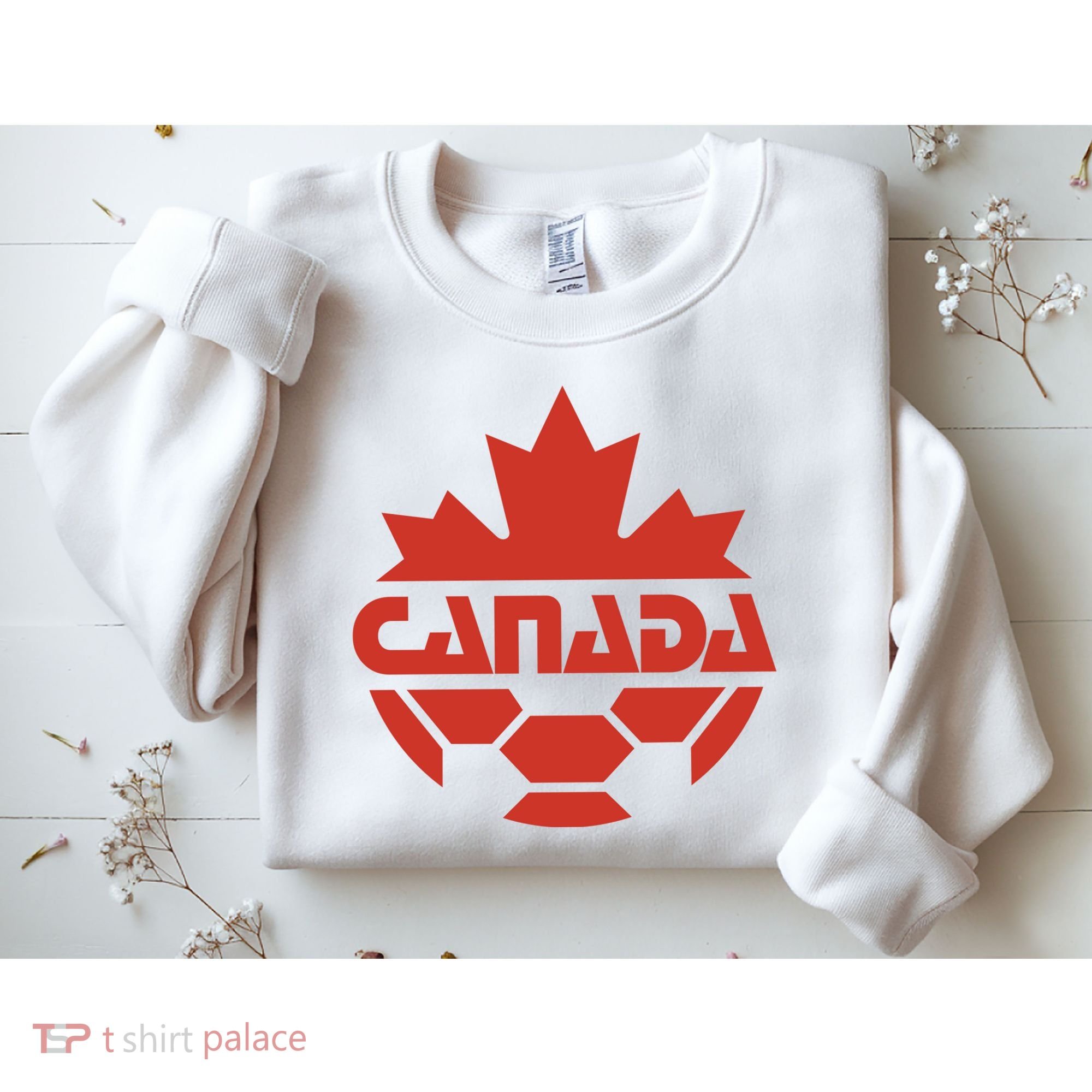 Cool Canada Soccer Jersey Logo Sweatshirt