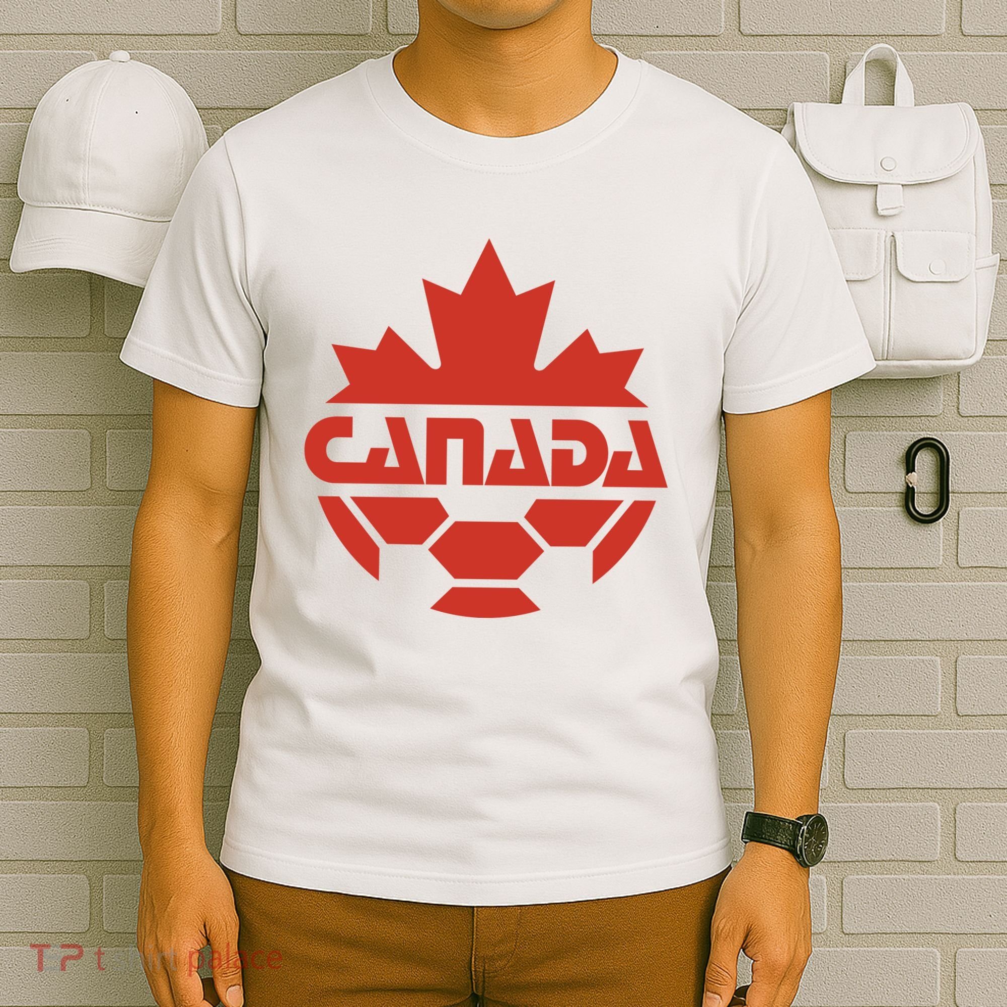 Cool Canada Soccer Jersey Logo T-Shirt