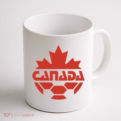 Cool Canada Soccer Jersey Logo Coffee Mug back