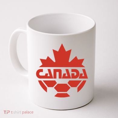Cool Canada Soccer Jersey Logo Coffee Mug