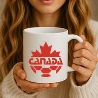 Cool Canada Soccer Jersey Logo Coffee Mug thumb 3