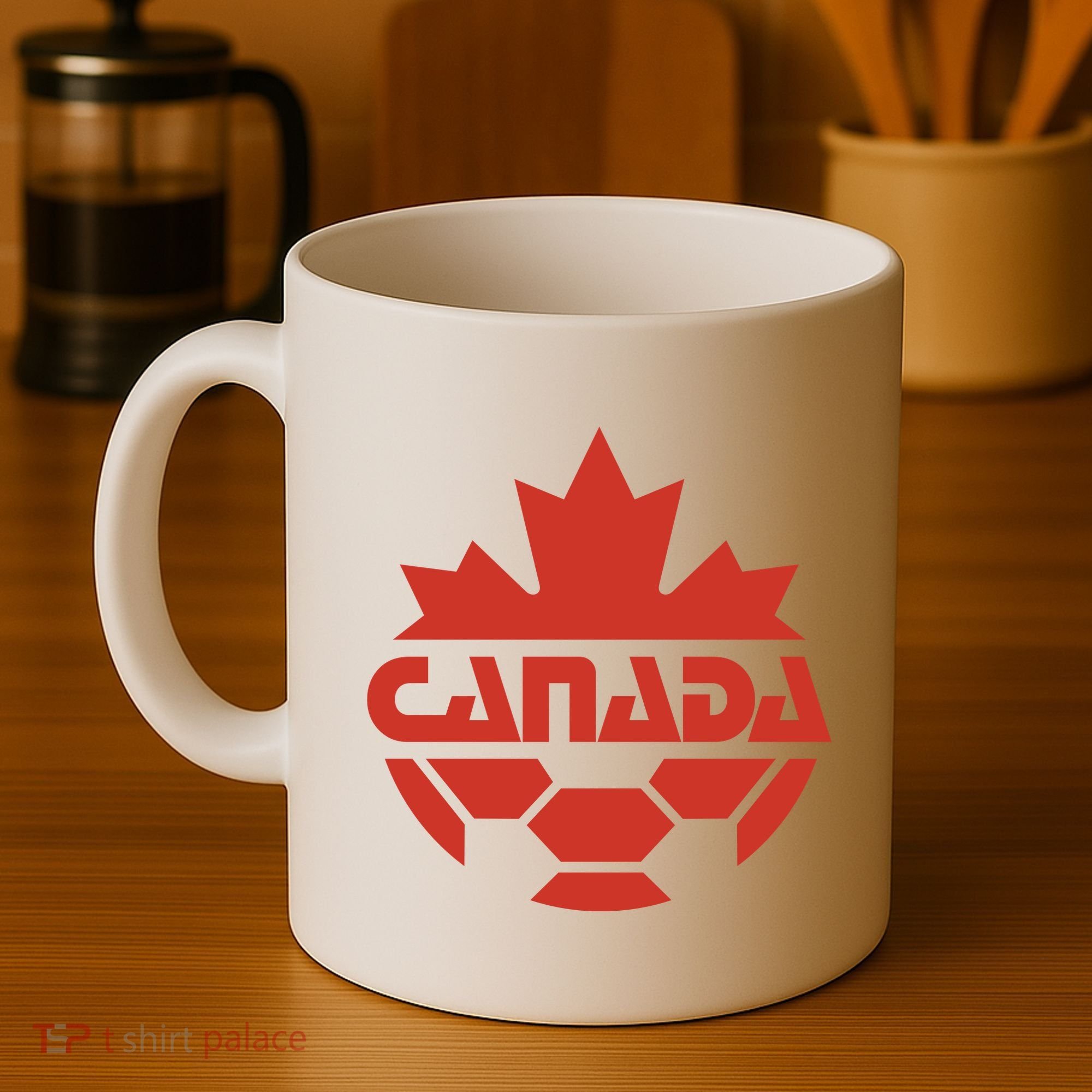 Cool Canada Soccer Jersey Logo Coffee Mug