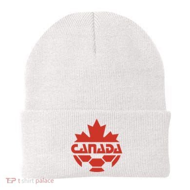 Cool Canada Soccer Jersey Logo Beanie